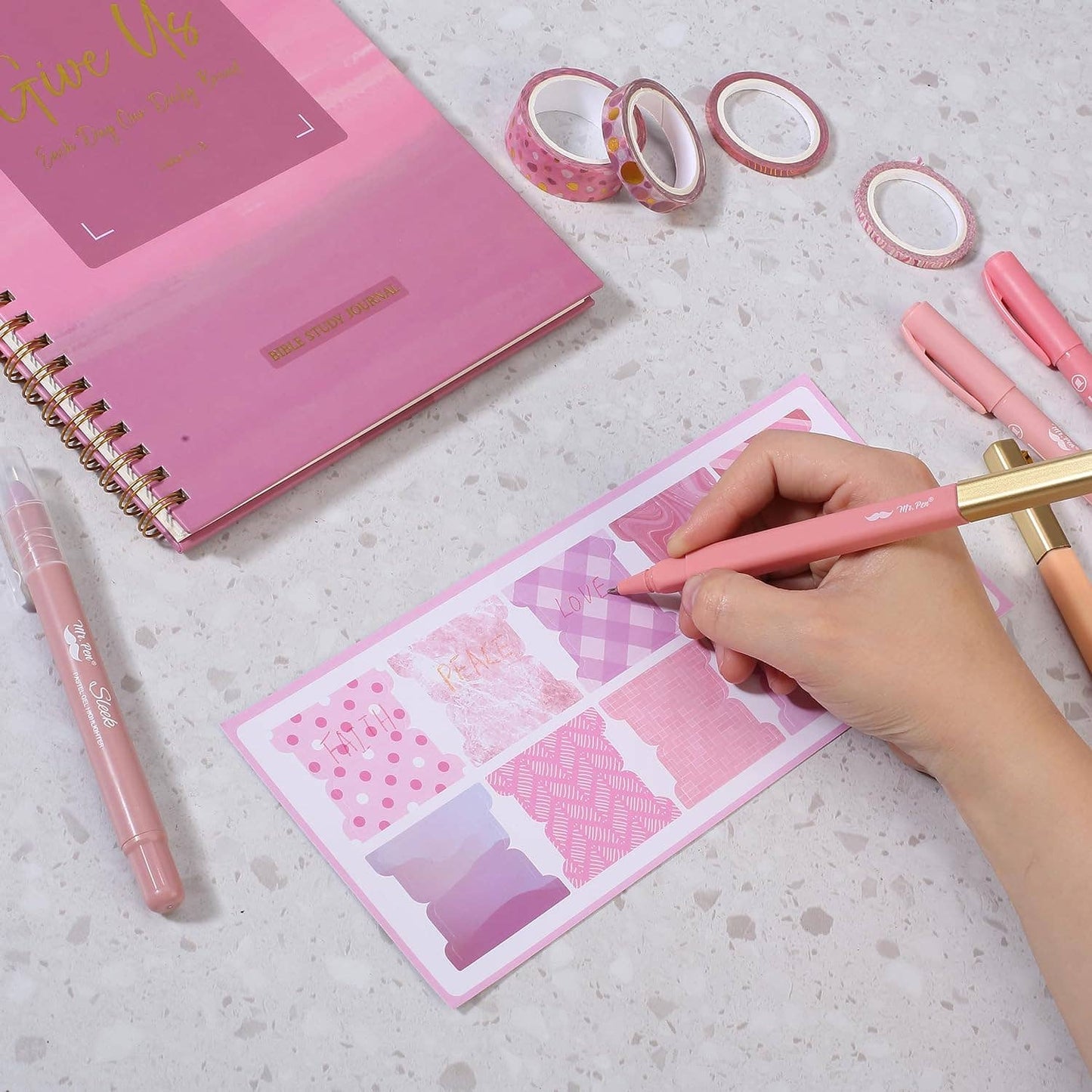 Pink Bible Journaling Kit
