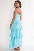 Switch RUFFLE TIERED MAXI DRESS 2 image