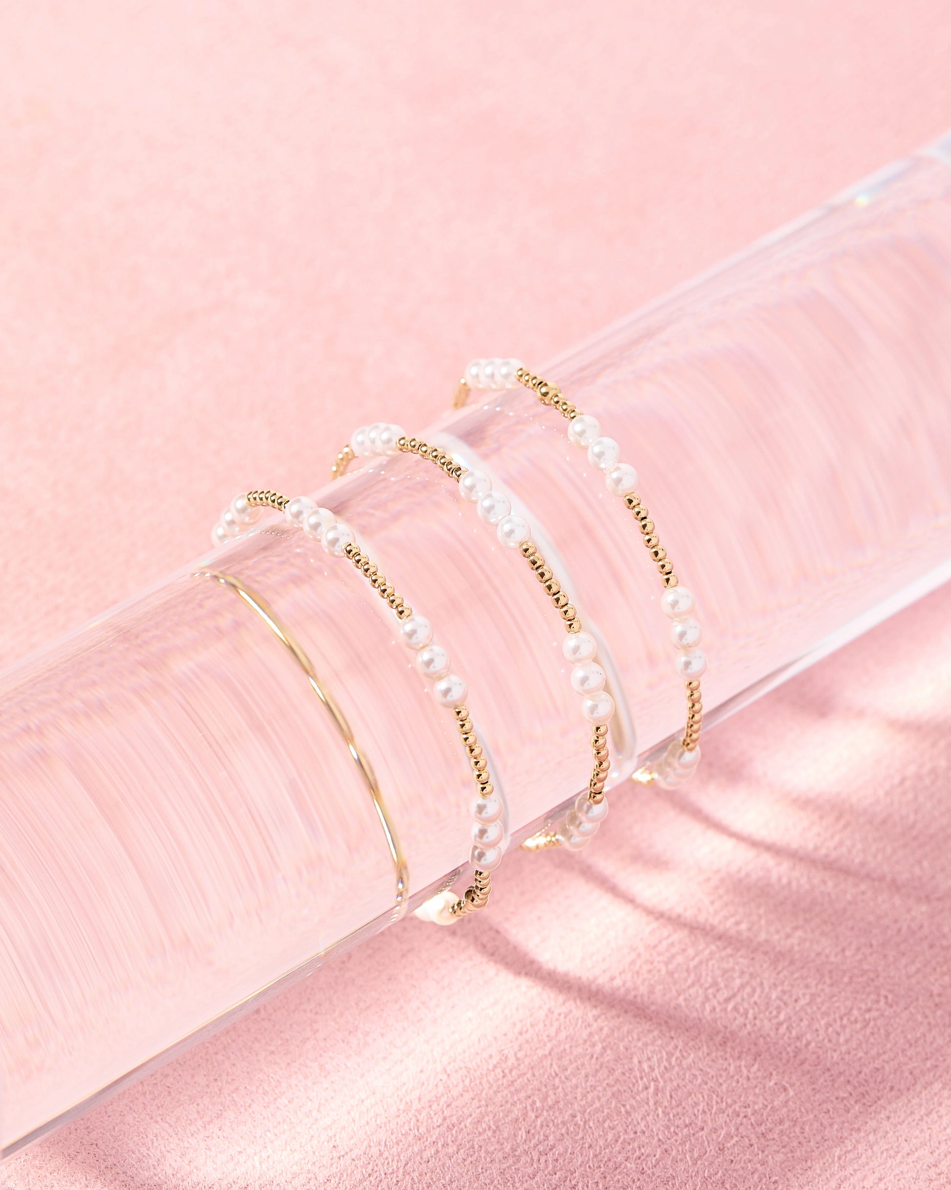 Beaded Blonde Bracelets